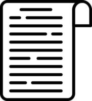 Notes  Vector Line Icon