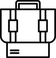 Briefcase  Vector Line Icon