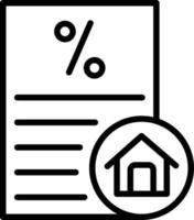 Loan Vector Line Icon