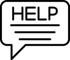 Ask For Help Vector Icon