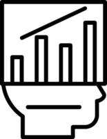 Analytics Vector Line Icon