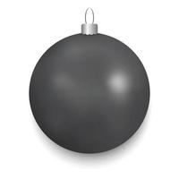 Christmas ball isolated vector
