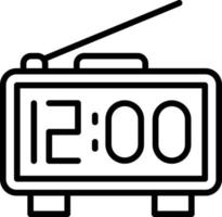 Digital clock Vector Icon