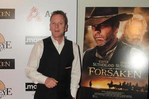 los angeles, 16 de febrero - kiefer sutherland en la proyección especial abandonada de los angeles en el museo autry del oeste americano el 16 de febrero de 2016 en los angeles, ca foto