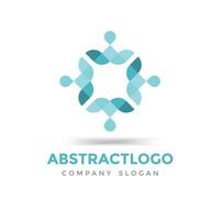 social unity, together, Youth Foundation, Human connection Abstract Logo relation icon Design Idea template vector