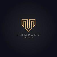 Elegant identity initial based T Logo golden color. luxury company T Beautiful Logotype branding design. vector