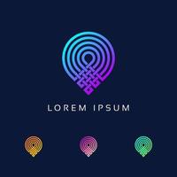 Technology Logo Design Vector, Emblem, Concept, Creative Symbol Icon design. vector