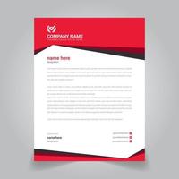 Business corporate letter head design template a4 size vector