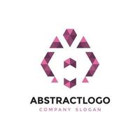 abstract Stylish Lion faces a creative modern Logo for corporate identity, vector