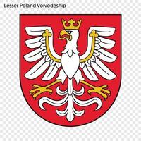 emblema estado de polonia vector