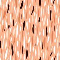 Simple seamless pattern with hand drawn dashes and lines. Abstract brush stripes texture. Animal skin background. Vector illustration