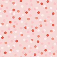 Geometric seamless pattern with polka dot background. Modern hand drawn textures. Vector illustration for print, wrapping paper, design.