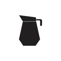 glass pitcher vector for website symbol icon presentation