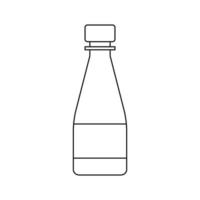 vector de botella para presentación de icono de símbolo de sitio web