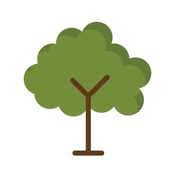 vector de árbol para presentación de icono de símbolo de sitio web