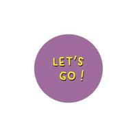 lets go vector for website symbol icon presentation