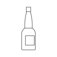 vector de botella para presentación de icono de símbolo de sitio web