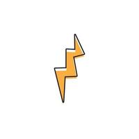 lightning vector for website symbol icon presentation