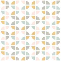 Modern abstract seamless geometric pattern. Scandinavian style. Pastel colors Vector background.