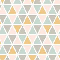 Modern abstract seamless triangle pattern. Scandinavian style. Pastel colors Vector background.