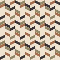 Retro zig zag seamless pattern. Scandinavian style. Abstract geometric vector background for web or printing.