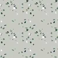 Terrazzo seamless pattern. Abstract repeated texture. Vector print.