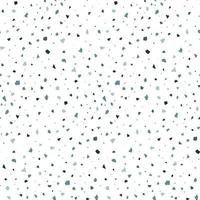 Blue terrazzo seamless pattern. Abstract repetitive background. Modern vector wallpaper.