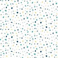 Terrazzo seamless pattern. Abstract repeated texture. Vector background.