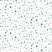 Terrazzo seamless pattern. Abstract repeated texture. Vector background.