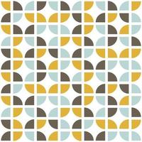 Retro seamless pattern. Mid-century modern style. Abstract repeating background for web or printing. Geometric vector wallpaper.