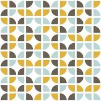 Retro seamless pattern. Mid-century modern style. Abstract repeating background for web or printing. Geometric vector wallpaper.