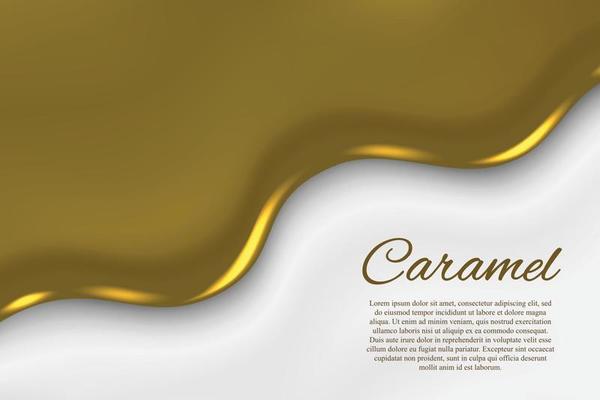 liquid caramel background