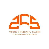 ZCS letter logo creative design with vector graphic photo