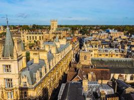 hdr vista aérea de cambridge foto