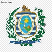 emblema del estado brasileño vector