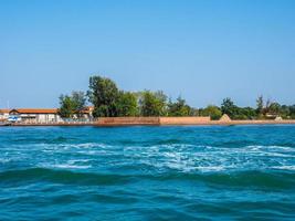 HDR San Michele cemetery island in Venice photo