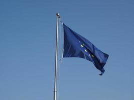 bandera de la unión europea ue foto