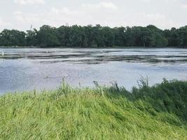 Kleiner Dutzendteich lake in Nuernberg photo