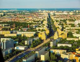 HDR Aerial view of Berlin photo