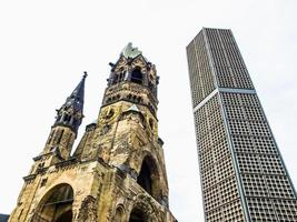 HDR Bombed church, Berlin photo