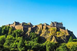 HDR Edinburgh castle in Scotland photo