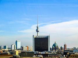 HDR Aerial view of Berlin photo