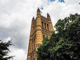 hdr casas del parlamento en londres foto