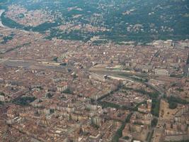 Aerial view of Turin photo