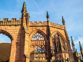 HDR Coventry Cathedral ruins photo