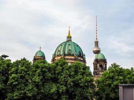 hdr berliner dom en berlín foto