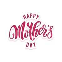 Happy mother day. International celebration day vector template. Festival worldwide illustration.
