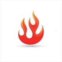 Fire icon. Flame logo. Fire vector design illustration. Fire icon simple sign.