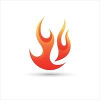 Fire icon. Flame logo. Fire vector design illustration. Fire icon simple sign.