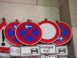 many German signs photo